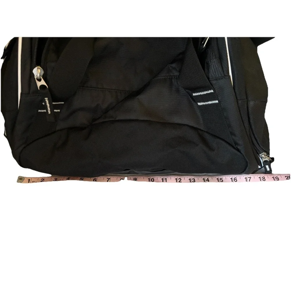Ogio Travel Duffel Sports Gym Bag Team‎ Baseball Black Zippers Heavy Strap Golf